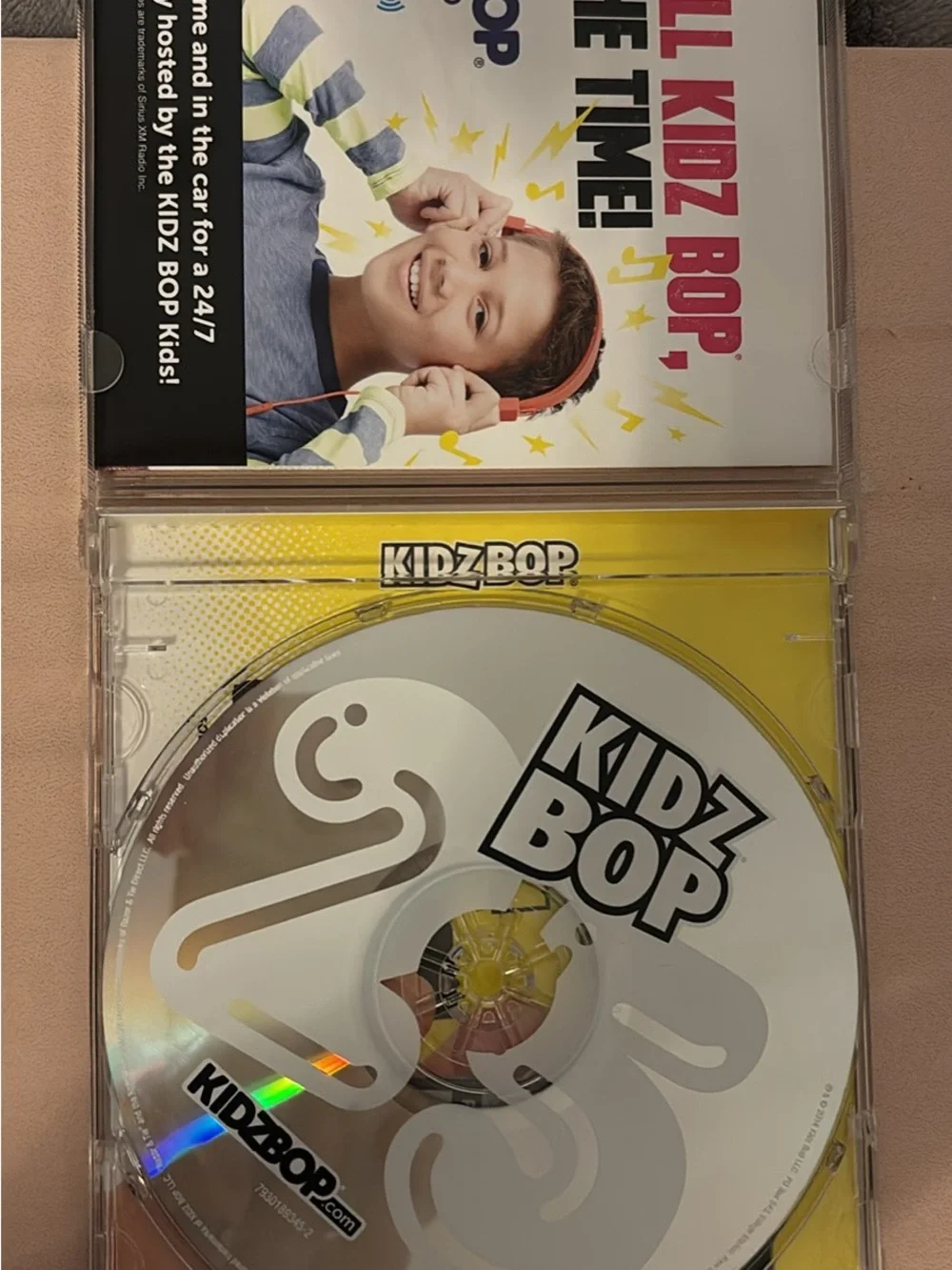 25 Kids Music CD - White with Multi Accent